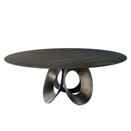 marble round dining table