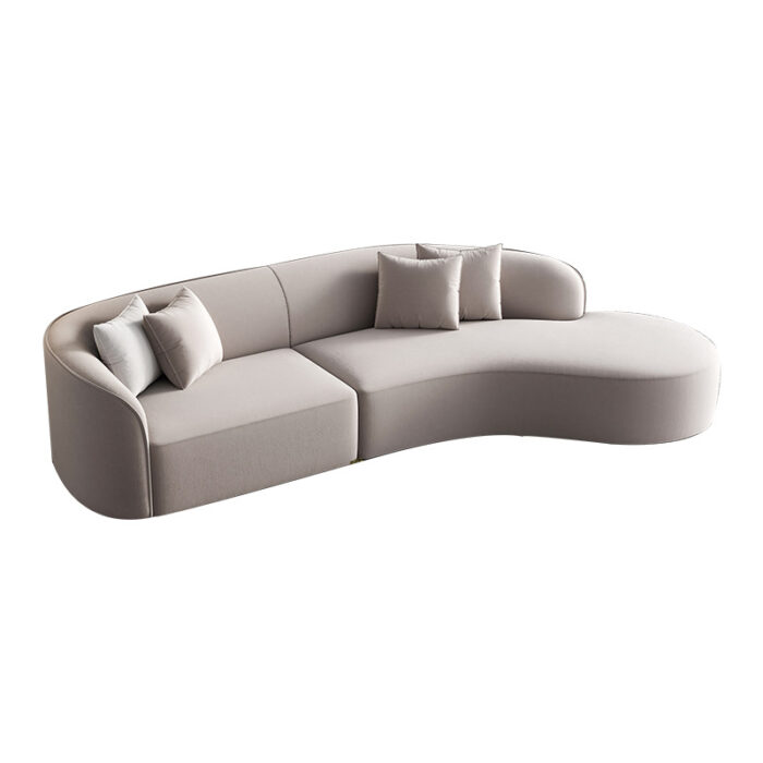 curved sofa